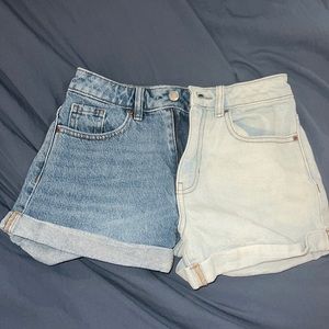 Half and half shorts!